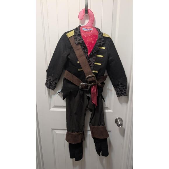 NWT Teetot Pirate Captain Child Halloween Costume Dress-Up Pirate Kids Size 5-6 - Picture 1 of 10